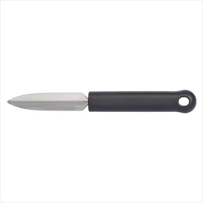 CUTLERY PRO V SHAPE DECOR KNIFE, SS W/ BLACK HANDLE 85MM