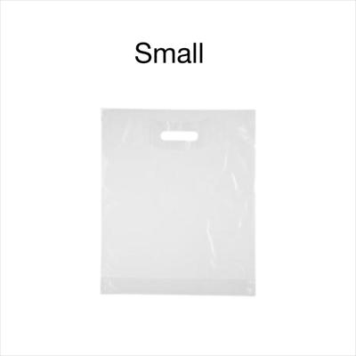 PLASTIC CARRIER BAGS, CLEAR -SMALL 30 PCS/PKT
