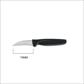 CUTLERY PRO PEELING KNIFE 2.75", 70MM, BLACK HANDLE