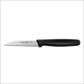 CUTLERY PRO PARING KNIFE, EUROPEAN, 3", 80MM, BLACK HANDLE